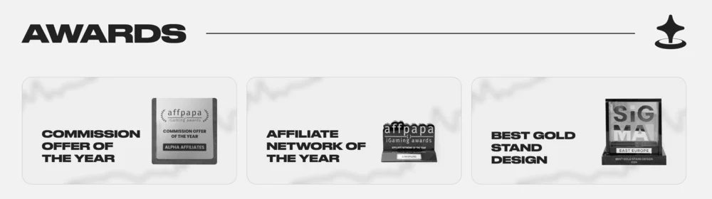 alpha affiliates awards