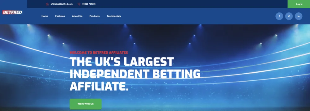 betfred affiliates program